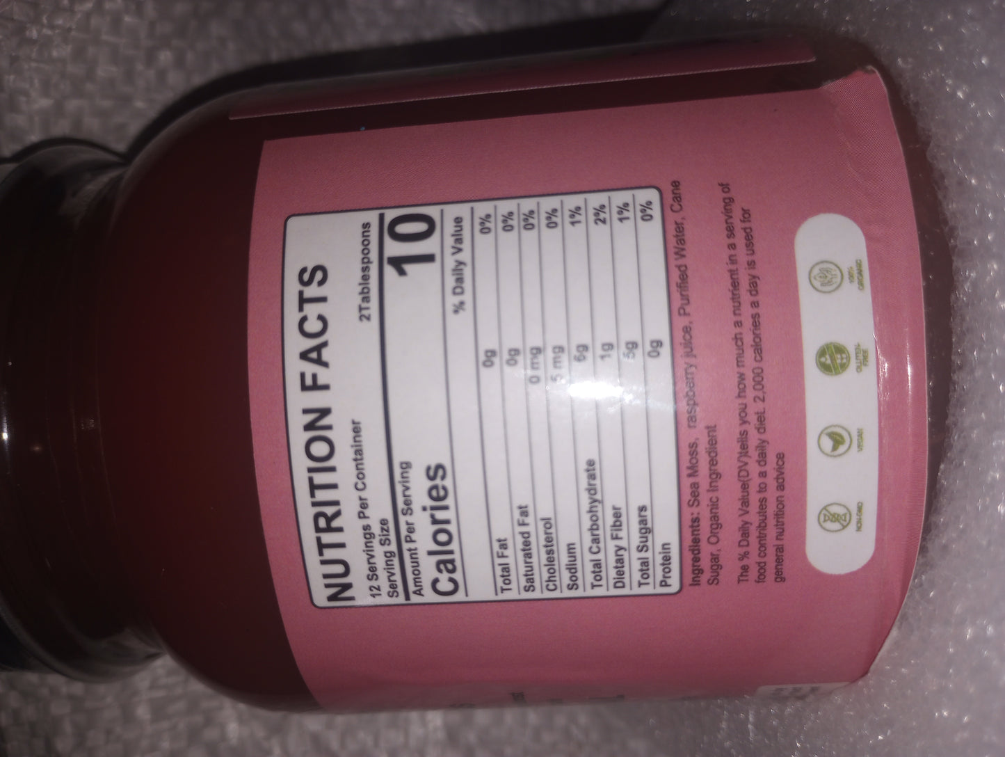 L-NinYO premium organic seamoss gel 100% natural