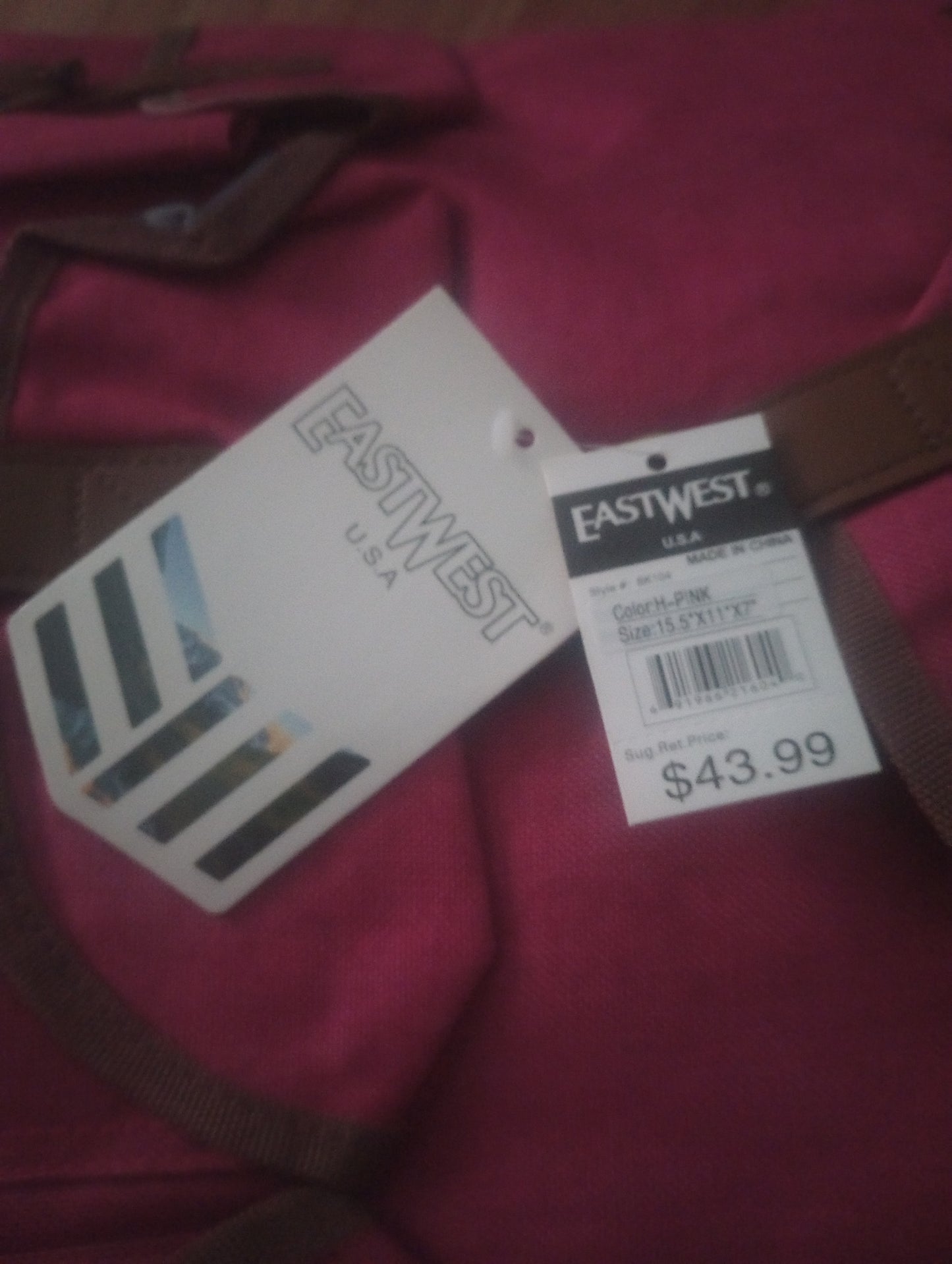 Eastwest USA bookbag