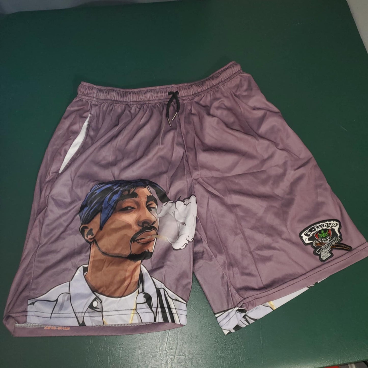 L-NinYO hip-hop shorts