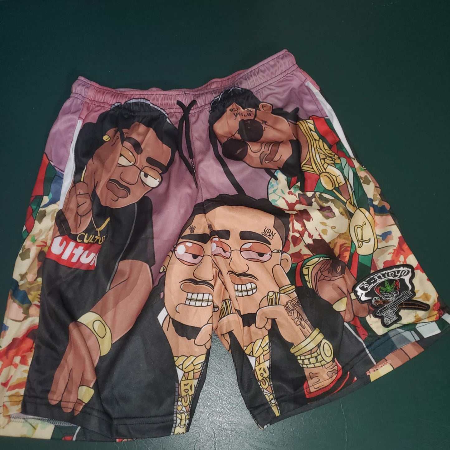 L-NinYO hip-hop shorts