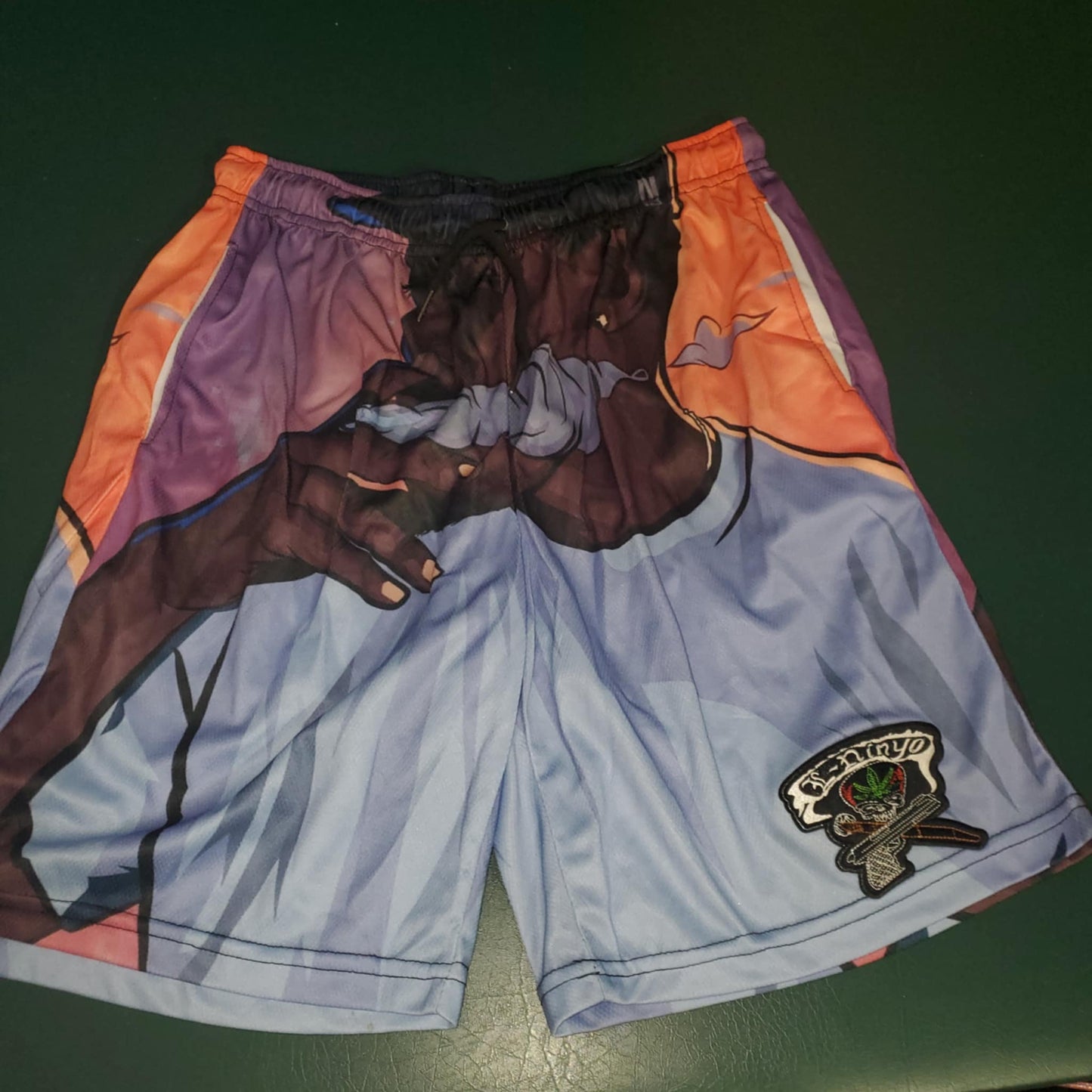 L-NinYO hip-hop shorts