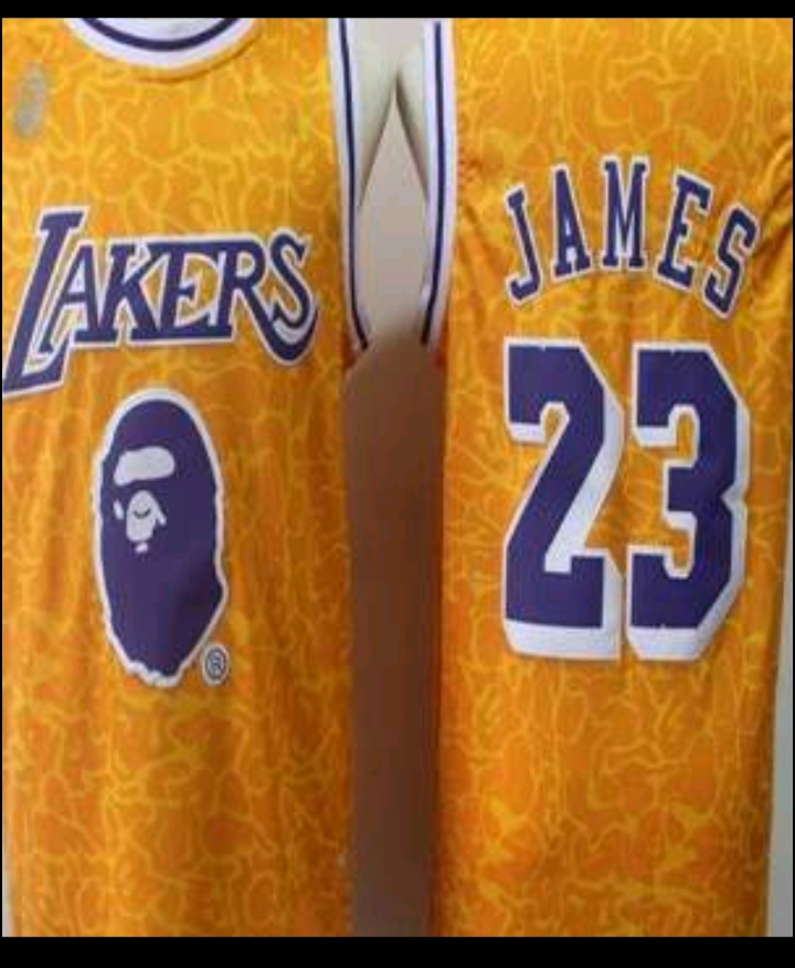 LeBron James bape jersey