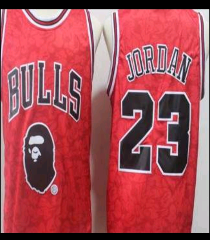 Michael Jordan bape throwback jersey