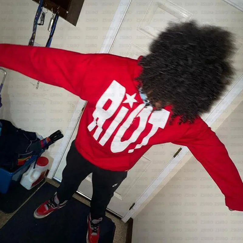 Vintage Star Letter Printed Hoodies Woman Harajuku Sweatshirts Y2K Streetwear Hip Hop Gothic Pullover Oversized Jacket Men