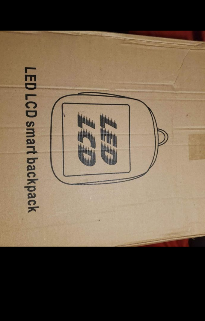 Led LCD smart display bookbags