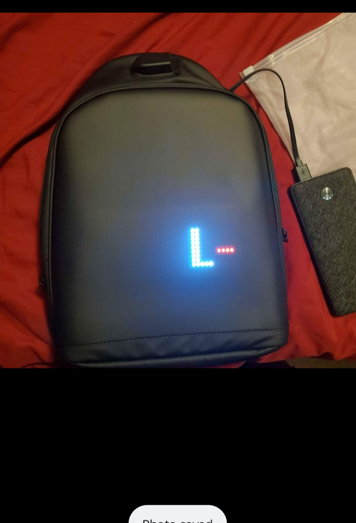 Led LCD smart display bookbags
