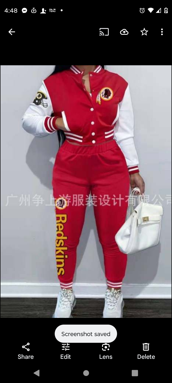 NFL woman's sweat suits