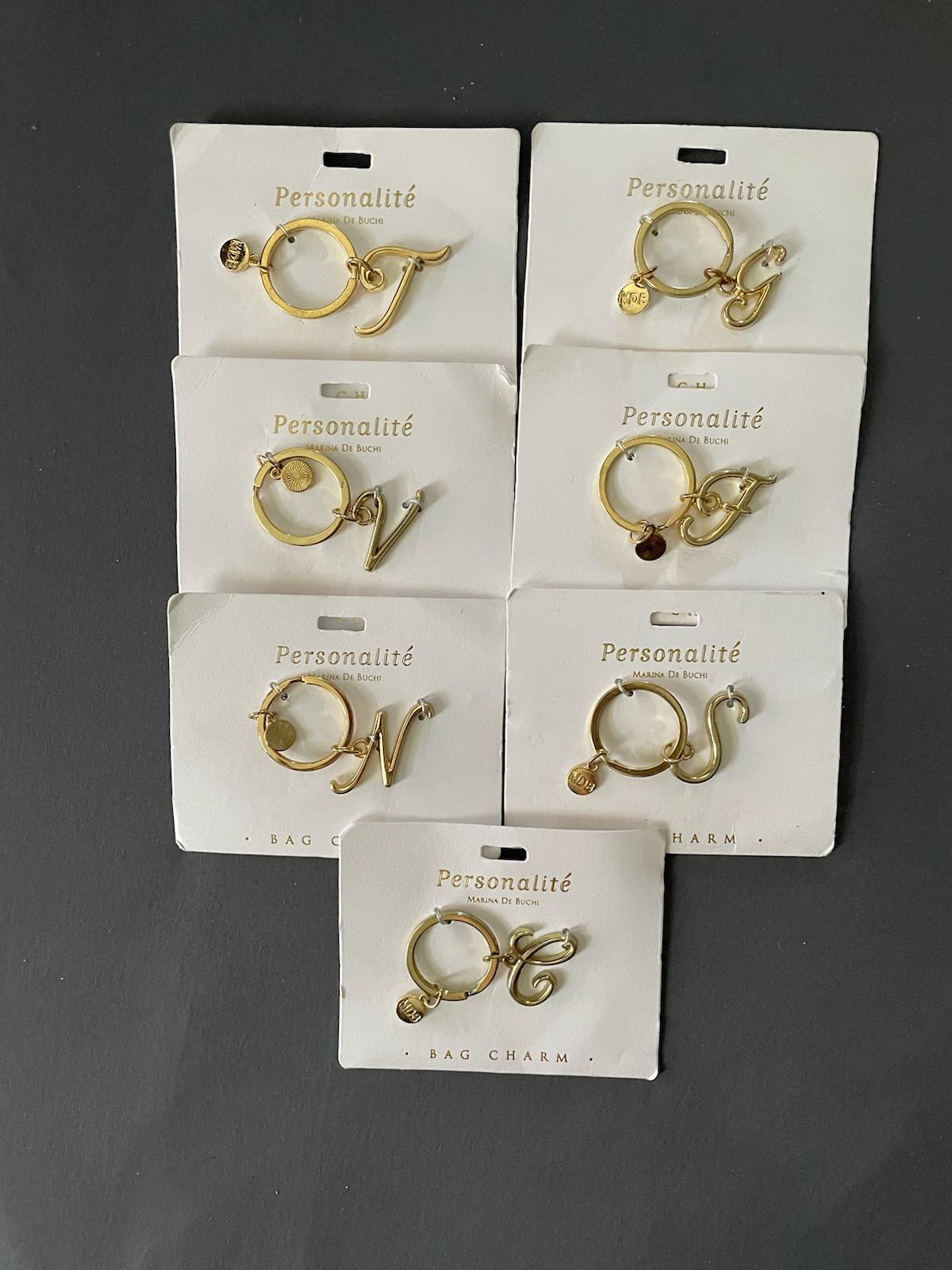 Personalized bag charms