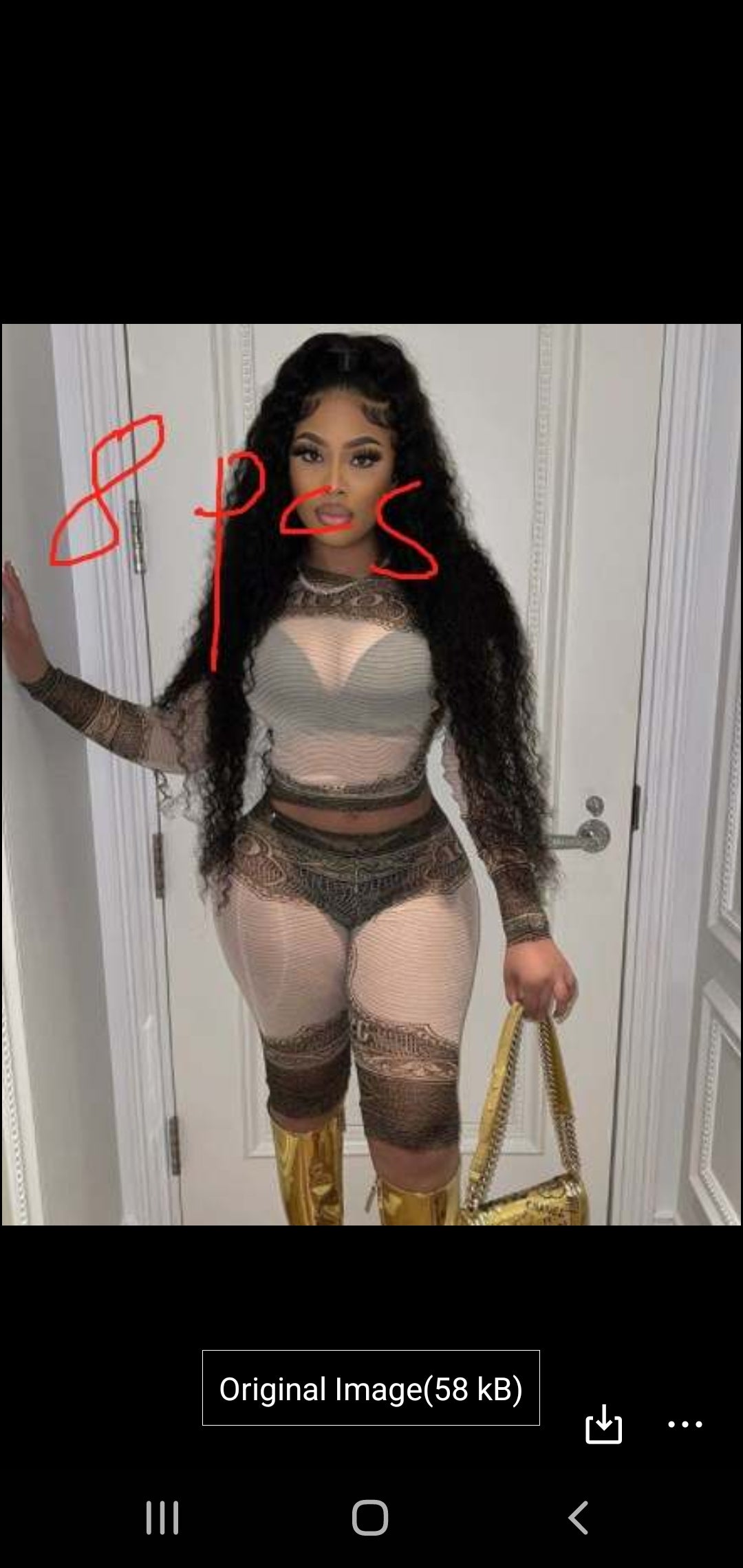 Money sheer suit
