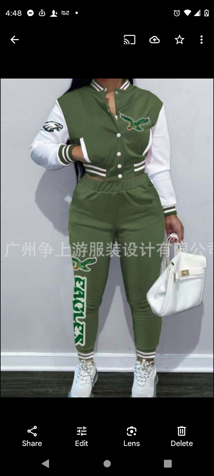 NFL woman's sweat suits