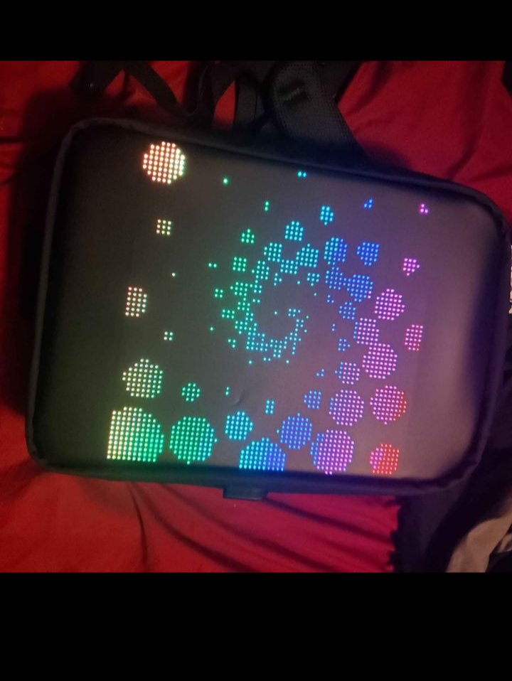 Led LCD smart display bookbags