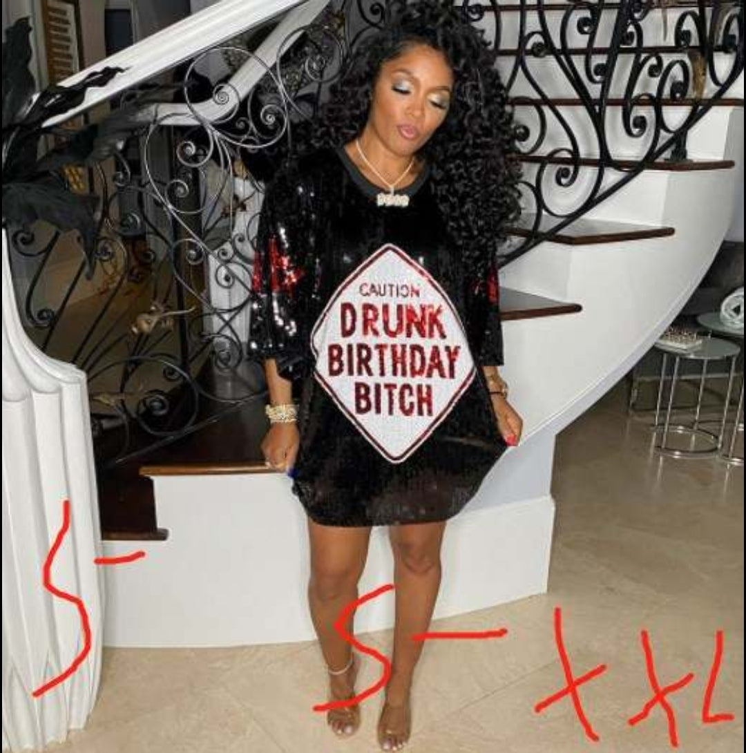 Drunk birthday dress