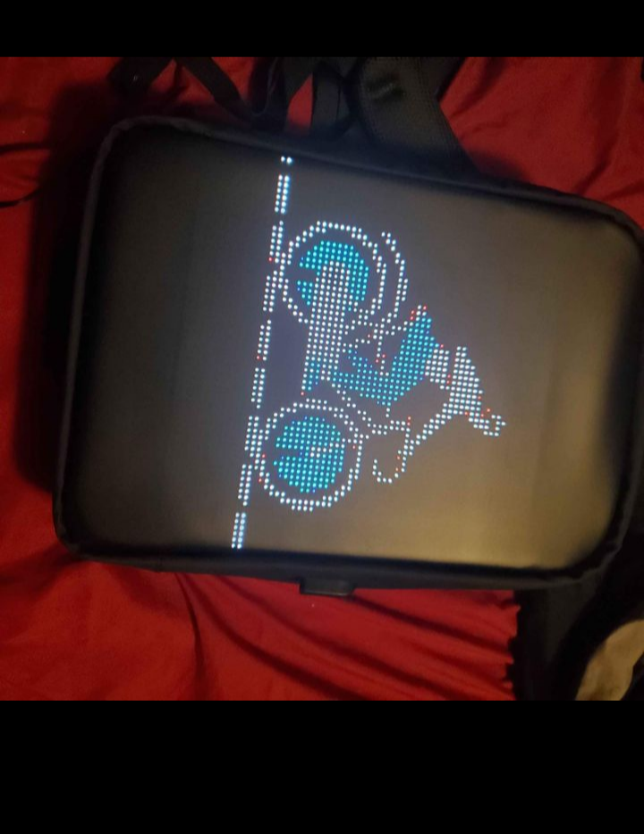 Led LCD smart display bookbags