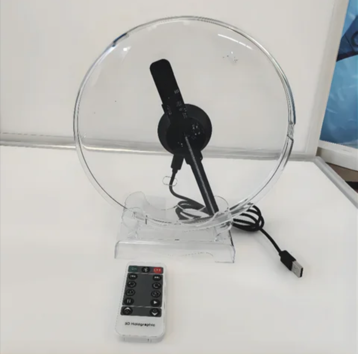 Led smart hologram display fans