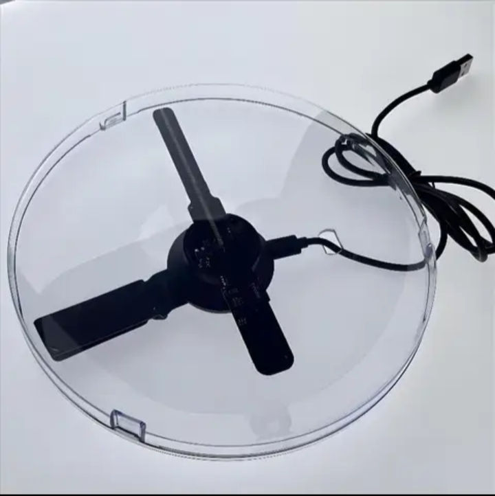 Led smart hologram display fans