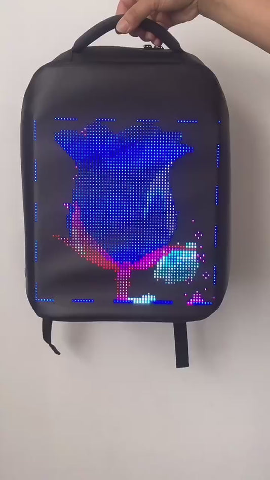 Led LCD smart display bookbags
